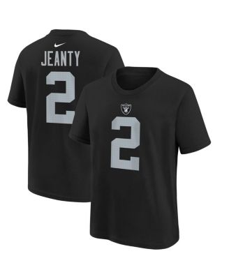 Nike - Big Boys and Girls Ashton Jeanty Black Las Vegas Raiders 2025 NFL Draft First Round Pick Name Number T-Shirt