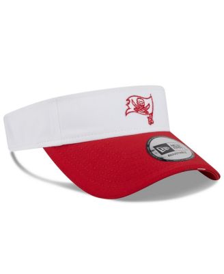 Men's White/Red Tampa Bay Buccaneers 2025 NFL Training Camp Adjustable Visor Hat