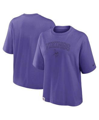 Nike - Women's Purple Minnesota Vikings Glory Arch Boxy T-Shirt