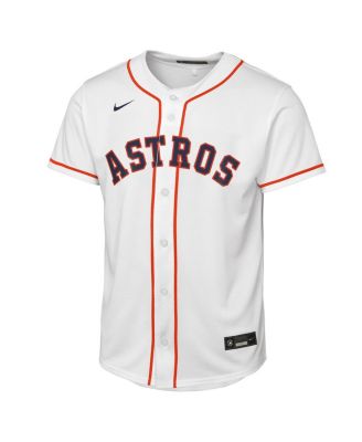 Big Boys and Girls Jose Altuve White Houston Astros Home Replica Player Jersey