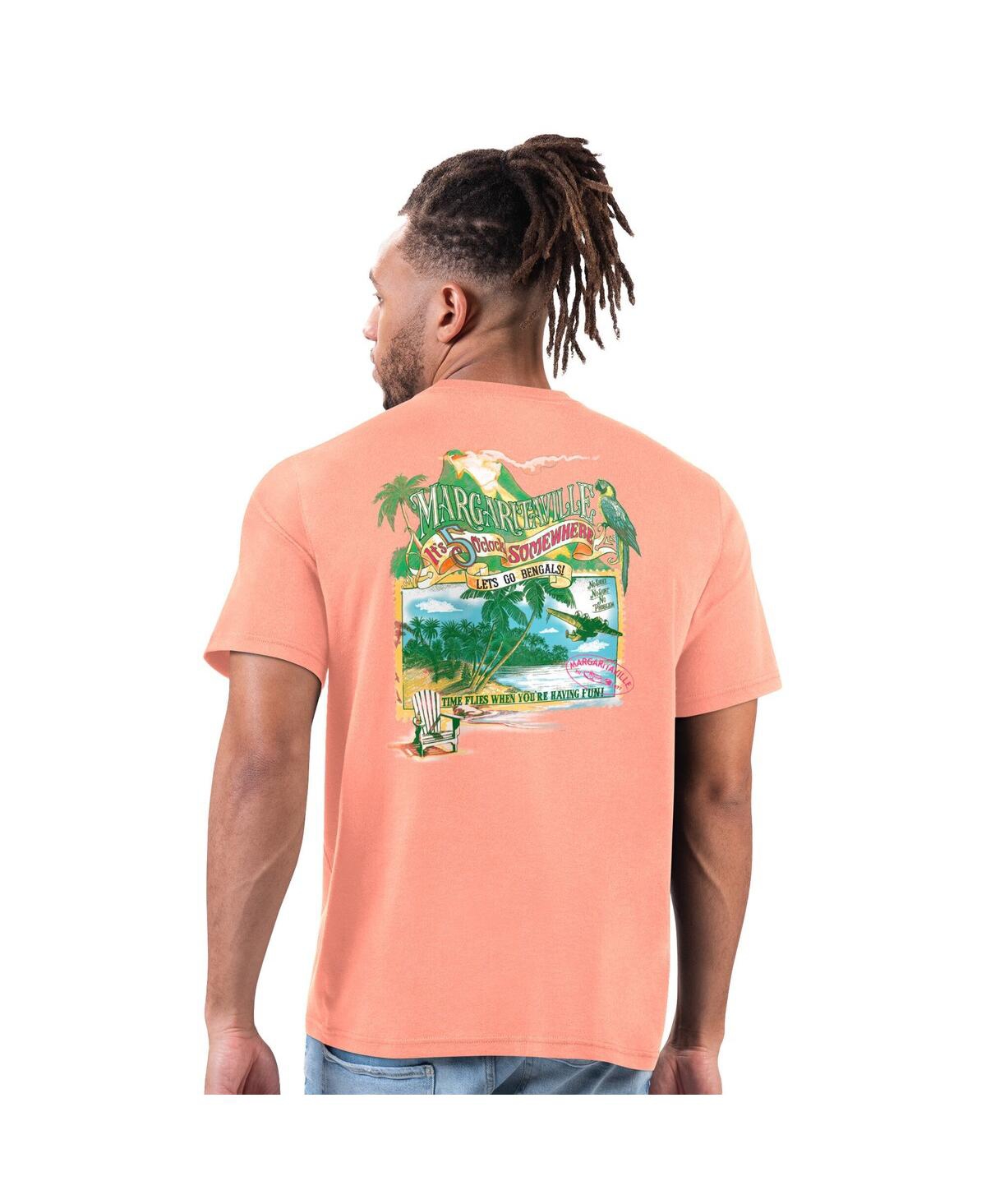 Men's Orange Cincinnati Bengals Time Flies T-Shirt - Orange