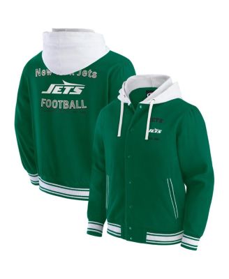 Fanatics - Men's Green New York Jets Full-Snap Hoodie Jacket