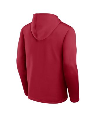 Men's Scarlet San Francisco 49ers Head Start Pullover Hoodie