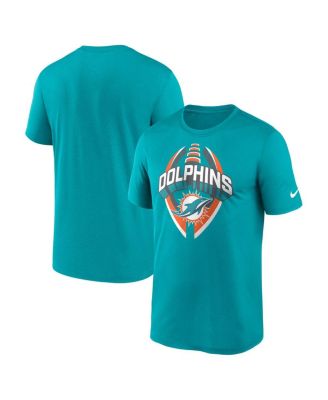 Nike - Men's Aqua Miami Dolphins Big Tall Primetime Legend Icon Performance T-Shirt