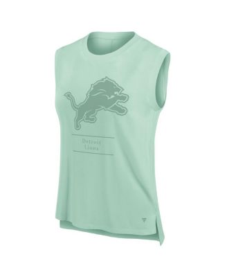 Women's Mint Detroit Lions Studio Embrace Tank Top