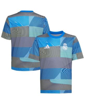 adidas - Big Boys and Girls Blue Real Madrid 2025/26 Pre-Match Top