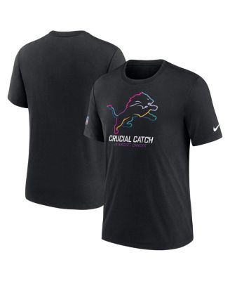 Nike - Men's Black Detroit Lions 2024 NFL Crucial Catch T-Shirt