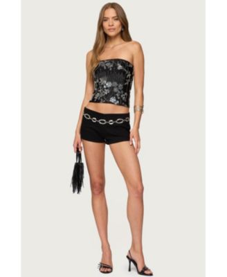 Women's Zelda Bead & Sequin Strapless Top
