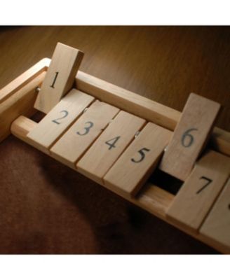 9 Number Shut the Box Board Game, 11 in.
