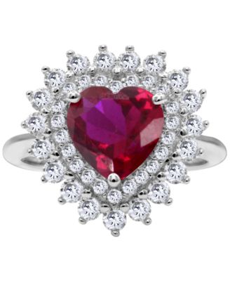 Women's Heart Ring in Sterling Silver