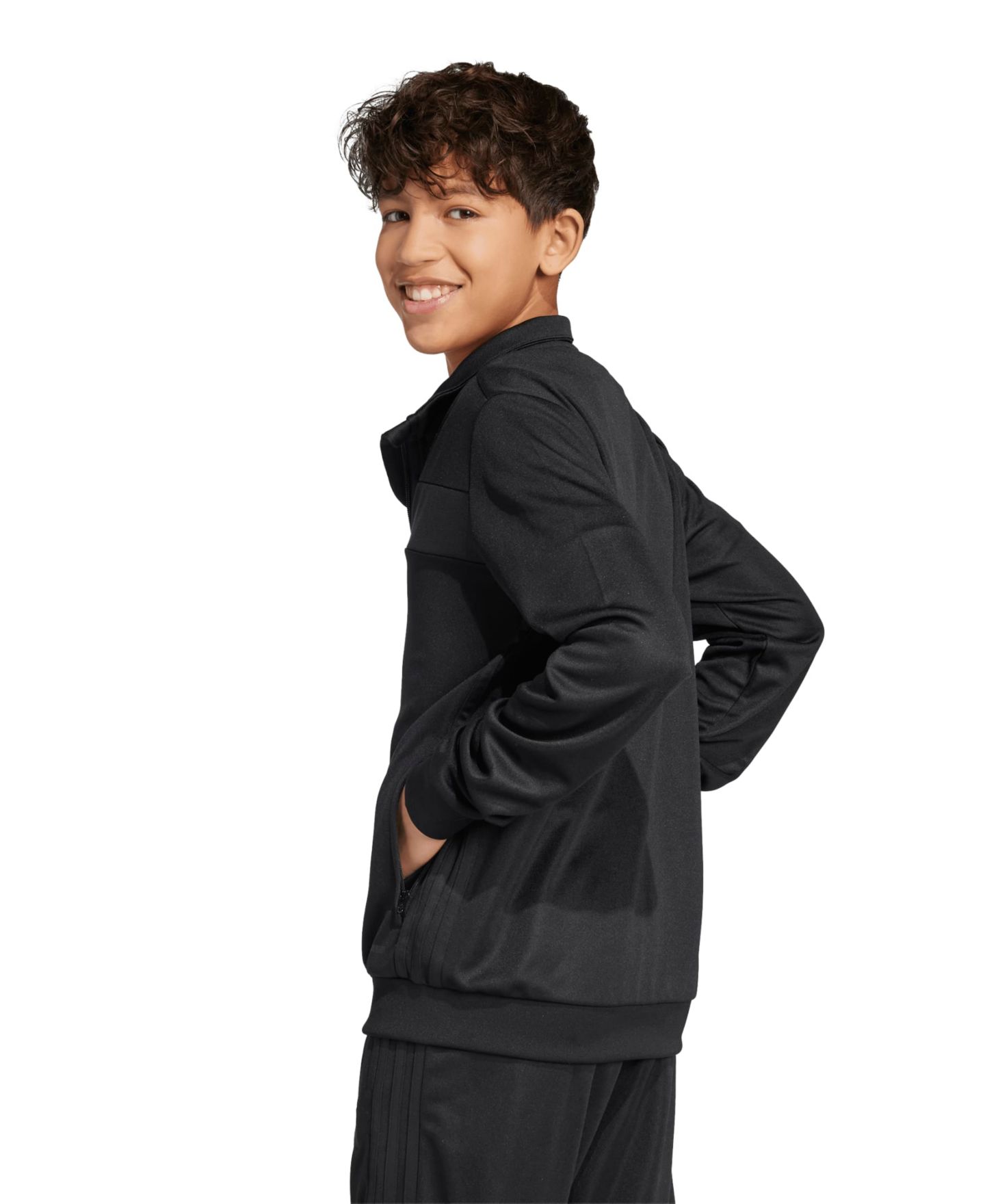 Куртка adidas Tiro 25 Essentials Training Jacket для мальчиков, цвет: Чёрный — фото 2