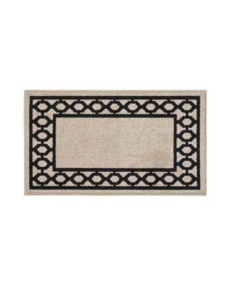 Jean Pierre Christine Trellis Border Tufted Runner Rug, 26" x 45"