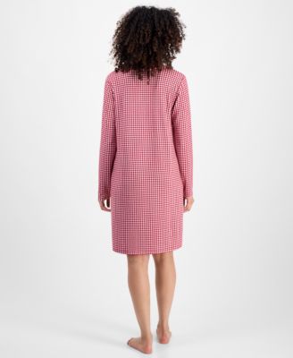 Women's Jersey Printed Long Sleeve Sleepshirt