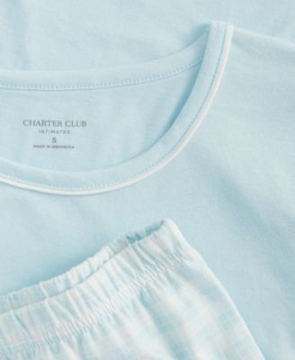 Women's Long-Sleeve Jersey Pajama Set