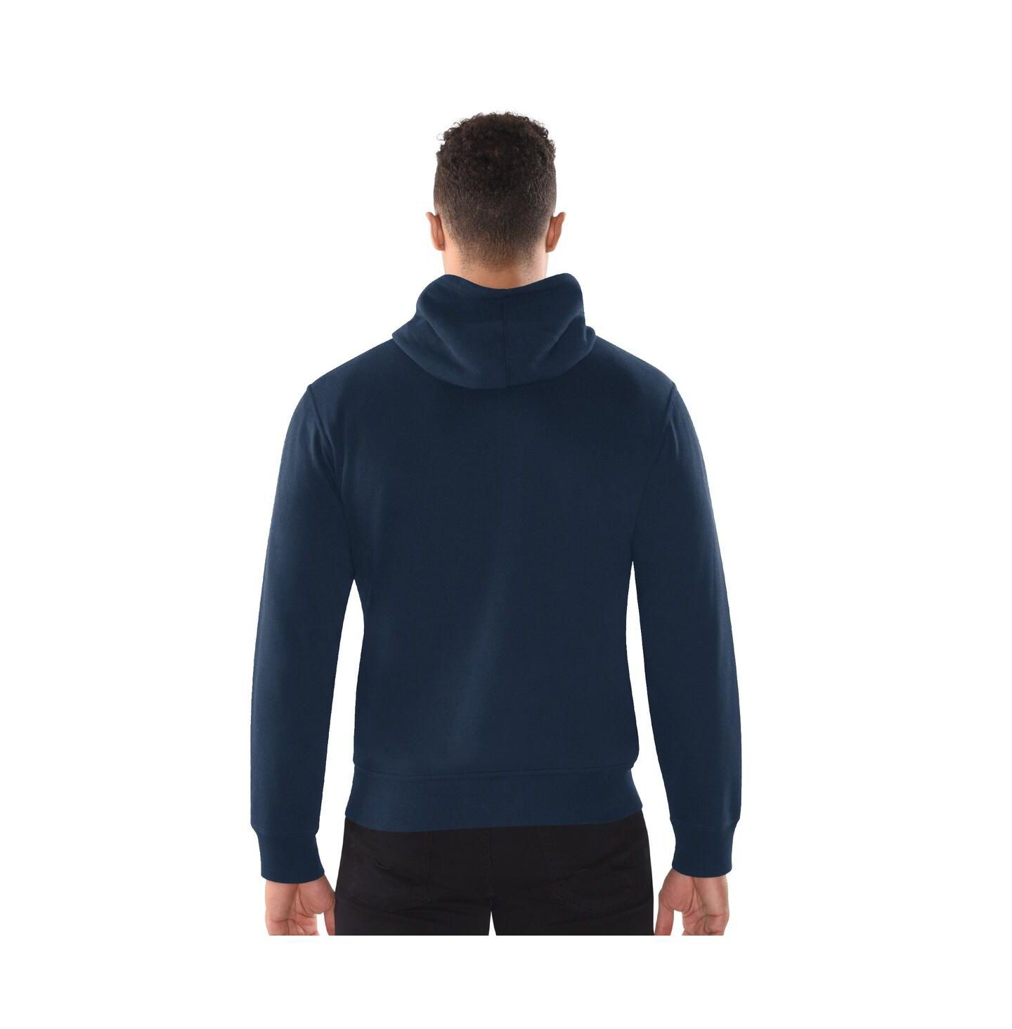 Мужская куртка Starter Navy Atlanta Braves Distressed Full-Zip Hooded — фото 2