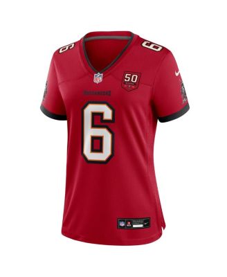 Women's Baker Mayfield Red Tampa Bay Buccaneers 50th Anniversary Game Jersey