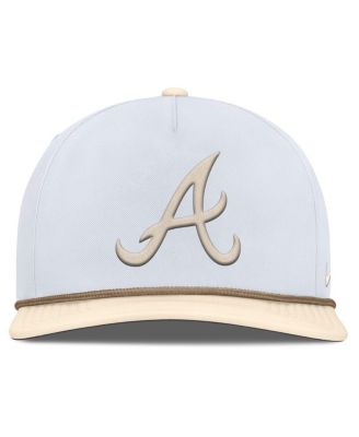 Men's White/Cream Atlanta Braves Pro Performance Snapback Hat