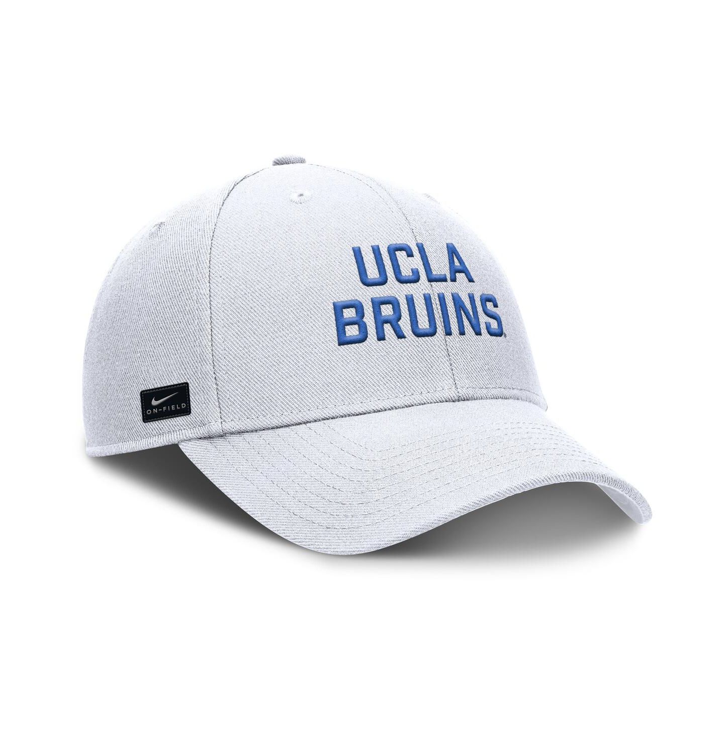 Мужская кепка Nike White Ucla Bruins Rise Practice Adjustable Hat — фото 3