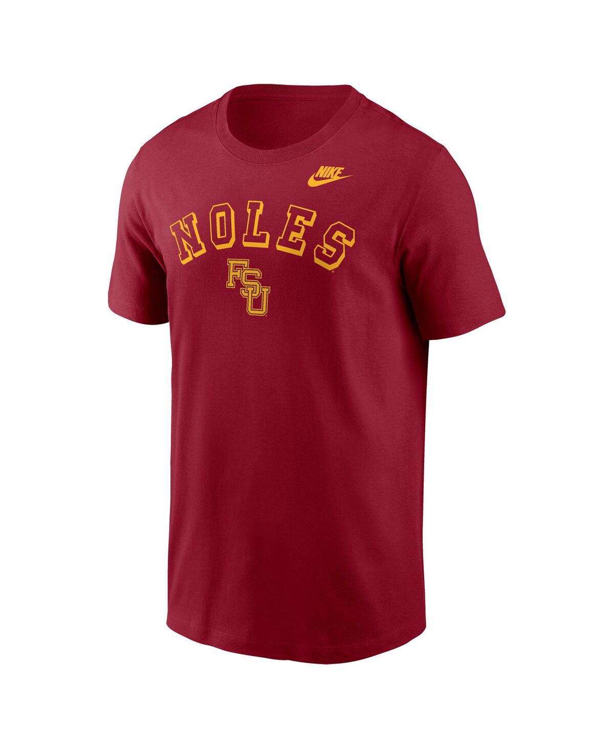 Nike Florida State Legacy Nickname  Men's College T-shirt In Burgundy