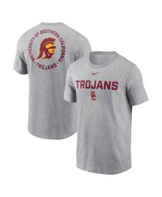 Nike - Men's Heather Gray USC Trojans Campus 2-Hit T-Shirt