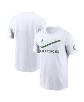 Nike - Men's White Oregon Ducks Primetime 2-Hit Swoosh T-Shirt