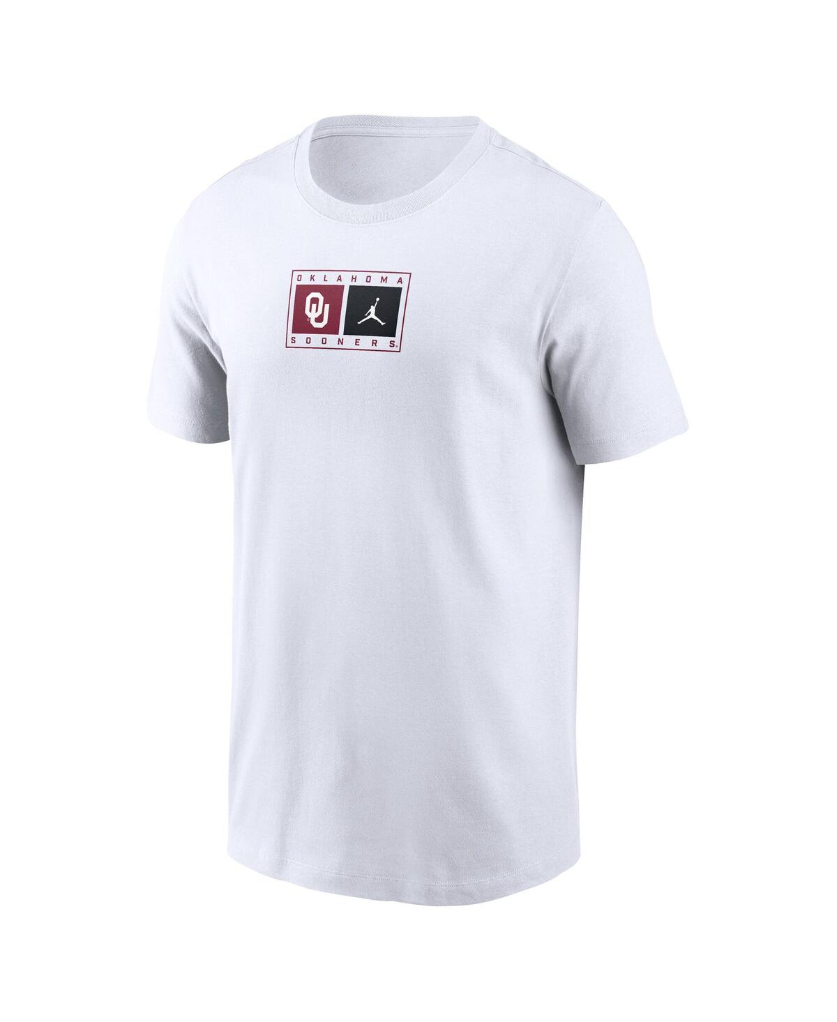Jordan Oklahoma Campus Logo Swoosh Nike Men's College T-shirt In White