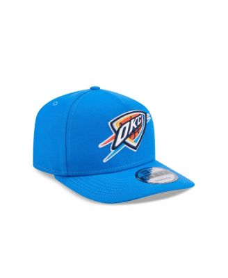 Men's Blue Oklahoma City Thunder Core Logo A-Frame 9FIFTY Snapback Hat