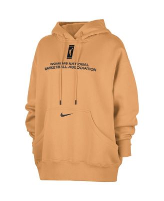 Women's Light Orange WNBA Logo woman Phoenix Fleece Pullover Hoodie