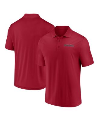 Fanatics - Men's Red Tampa Bay Buccaneers Push Back Polo Shirt