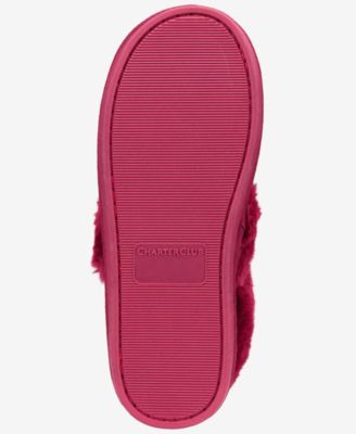 Women's Faux-Fur-Lined Slippers, Macy's Exclusive