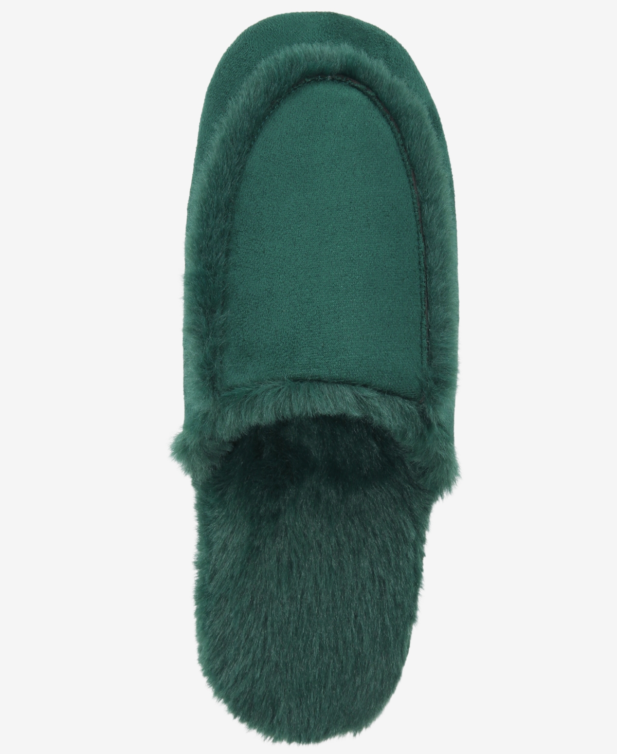 Charter Club Women's Faux Shearling Slide Slippers, Macy's Exclusive In Green