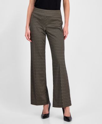 Women's High-Rise Wide-Leg Pull-On Pants