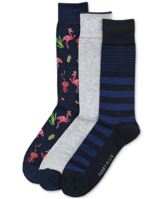 Men's 3pk. Mixed Patterned Socks