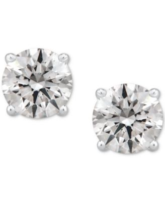 GIA Certified Diamond Stud Earrings (1-1/2 ct. t.w.) in 14k Gold