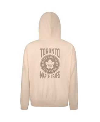Men's Cream Toronto Maple Leaf’s Contact Stamp Pullover Hoodie
