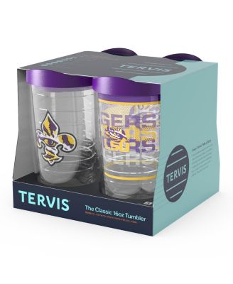 LSU Tigers 16oz. Classic Tumbler, Set of 4