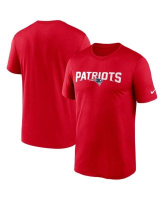 Nike - Men's Red New England Patriots Wordmark Legend T-Shirt