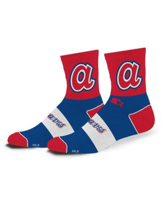 Starter - Men's and Women's Atlanta Braves Trifecta Throwback Mid-Crew Socks