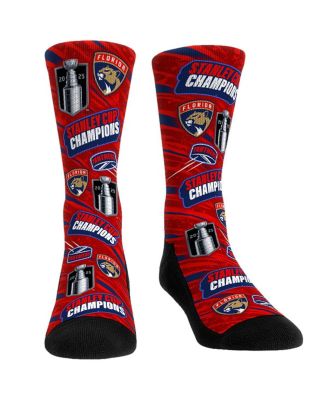 Rock 'Em - Men's and Women's Florida Panthers 2025 Stanley Cup Champions All Over Print Crew Socks