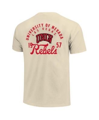 Men's Cream UNLV Rebels Comfort Colors Mascot Overlay T-Shirt