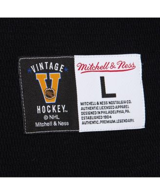 Men's Black Pittsburgh Penguins Thermal Henley Long Sleeve T-Shirt