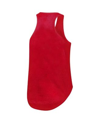 Women's Crimson Oklahoma Sooners Plus Size Arch Tank Top