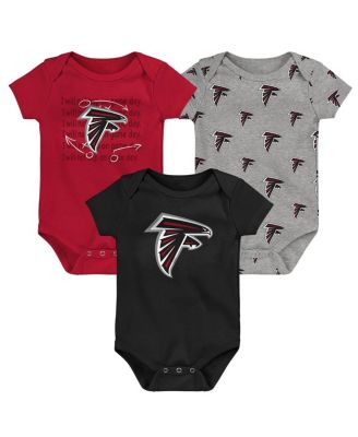 Outerstuff - Baby Boys and Girls 3-Pack Atlanta Falcons Team Starter Bodysuit