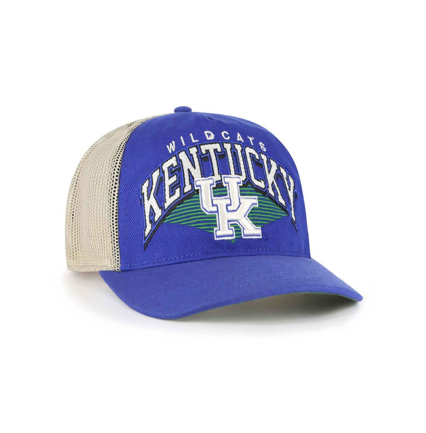 Мужская кепка '47 Brand Royal Kentucky Wildcats Pomona Mesh Hitch Adjustable Trucker Hat — фото 2