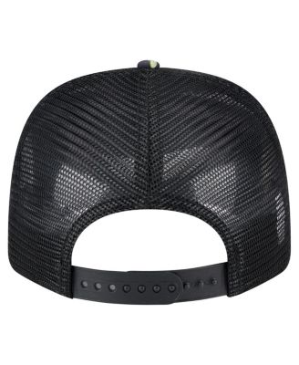 Men's&nbsp;Navy/Black New Orleans Saints Adventure Drinks Pattern 9SEVENTY Stretch-Snap Hat