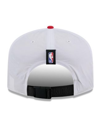 Men's White/Red Houston Rockets 2025 NBA Draft On-Stage Nylon 19TWENTY Adjustable Hat