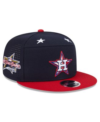 New Era - Men's Navy/Red Houston Astros 2025 MLB All-Star Game Workout Side Patch 9FIFTY Snapback Hat