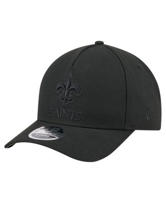 New Era - Men's Black New Orleans Saints Team Collection 9FORTY M-crown A-Frame Adjustable Hat