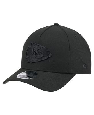 New Era - Men's Black Kansas City Chiefs Team Collection 9FORTY M-crown A-Frame Adjustable Hat
