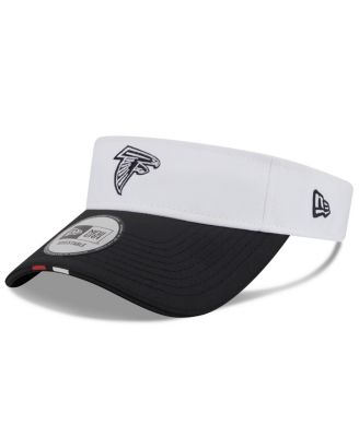 New Era - Men's White/Black Atlanta Falcons 2025 NFL Training Camp Adjustable Visor Hat